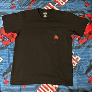 KAWS x UNIQLO Elmo Sesame Street Embroidered Tee Shirt